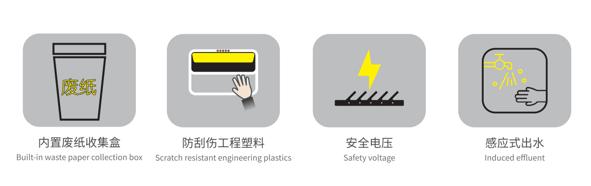 垃圾分類(lèi)桶外掛式洗手池產(chǎn)品功能